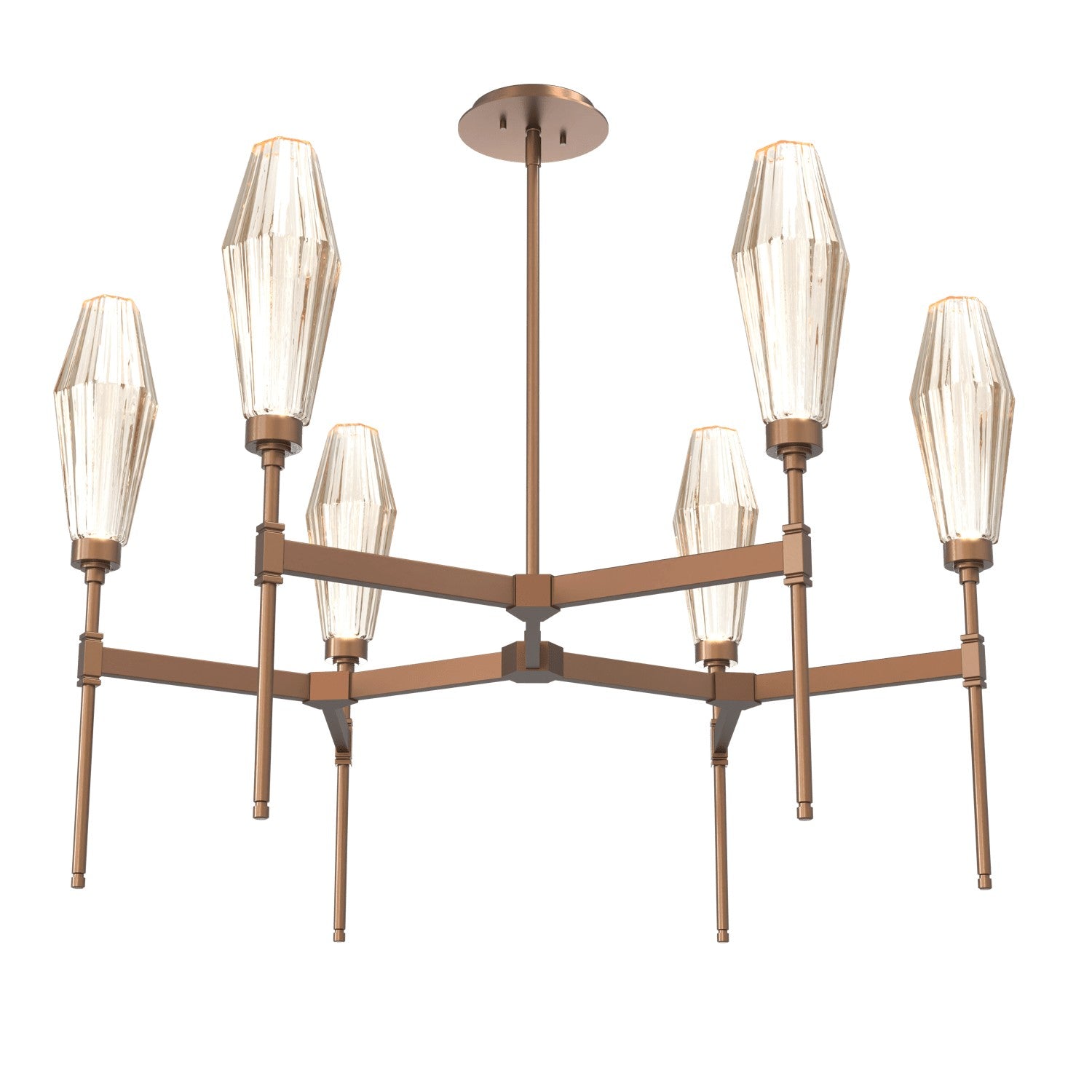 Hammerton Studio - CHB0049-37-BB-RA-001-L3 - LED Chandelier - Aalto - Burnished Bronze