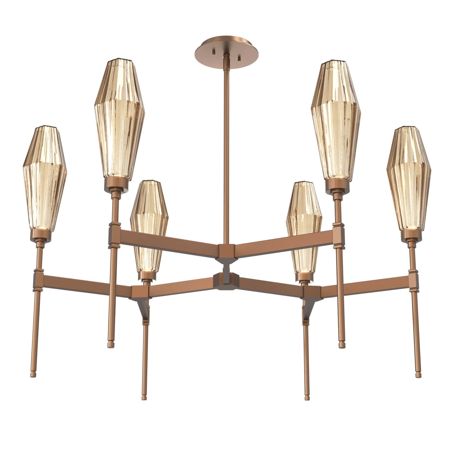 Hammerton Studio - CHB0049-37-BB-RB-001-L1 - LED Chandelier - Aalto - Burnished Bronze