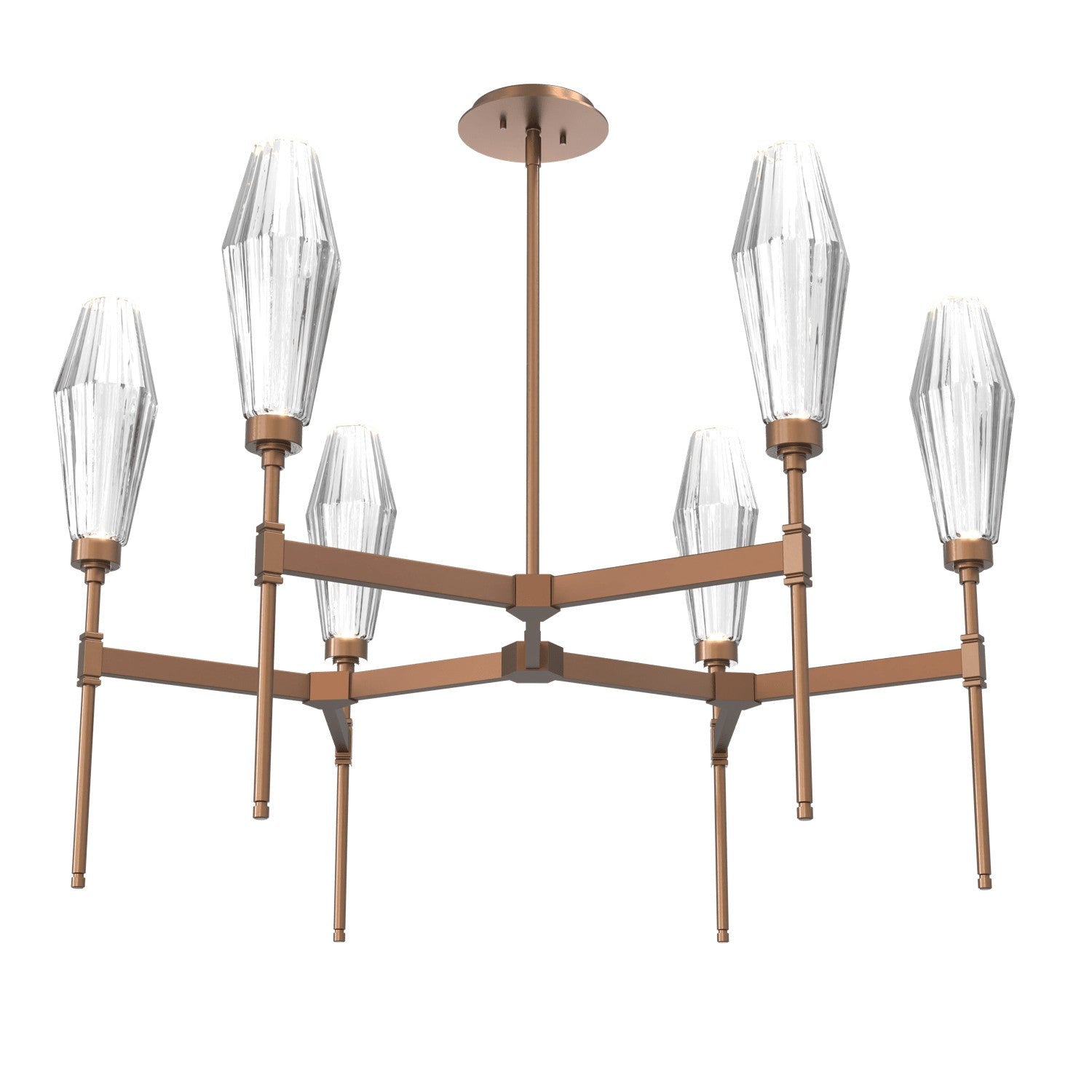 Hammerton Studio - CHB0049-37-BB-RC-001-L1 - LED Chandelier - Aalto - Burnished Bronze