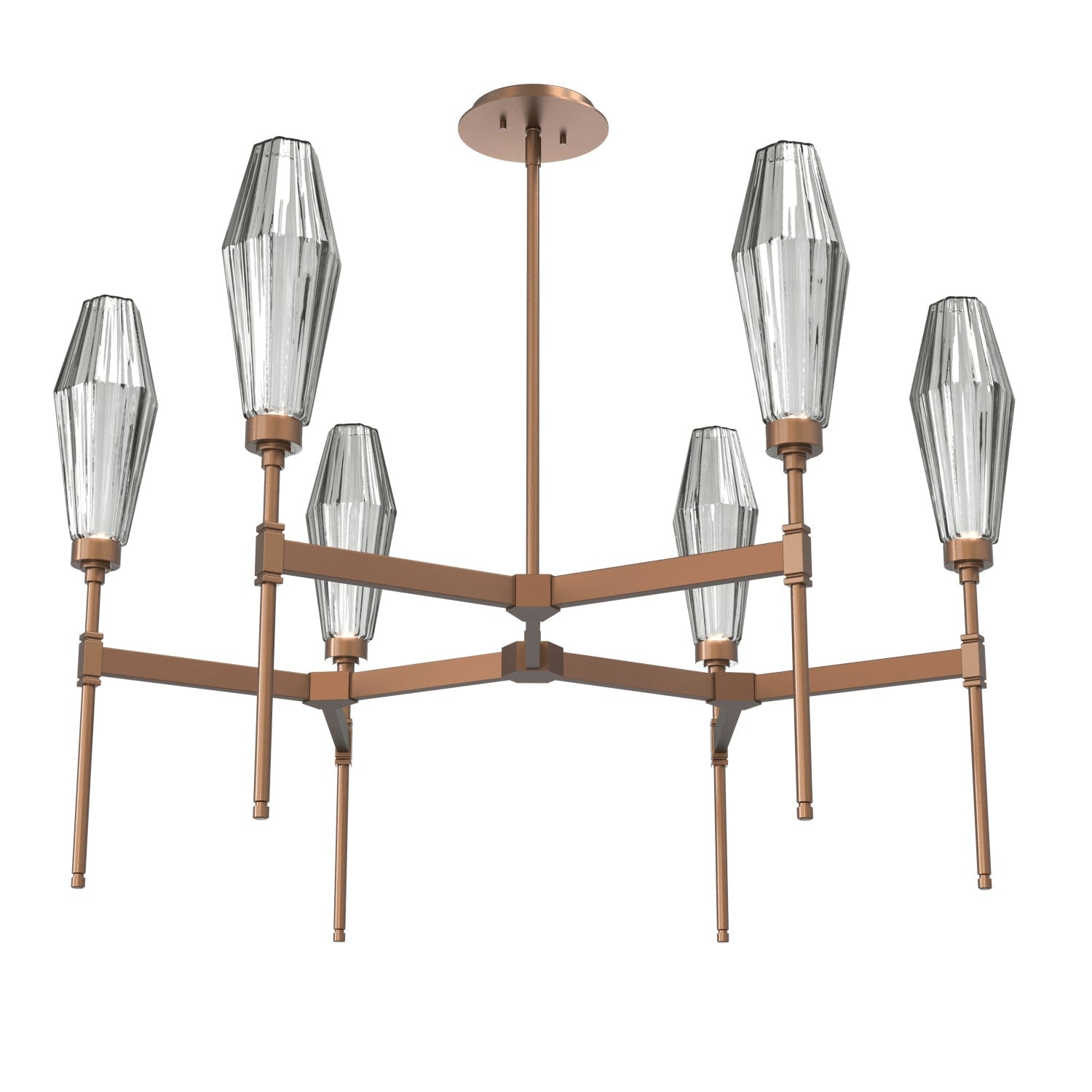 Hammerton Studio - CHB0049-37-BB-RS-001-L1 - LED Chandelier - Aalto - Burnished Bronze