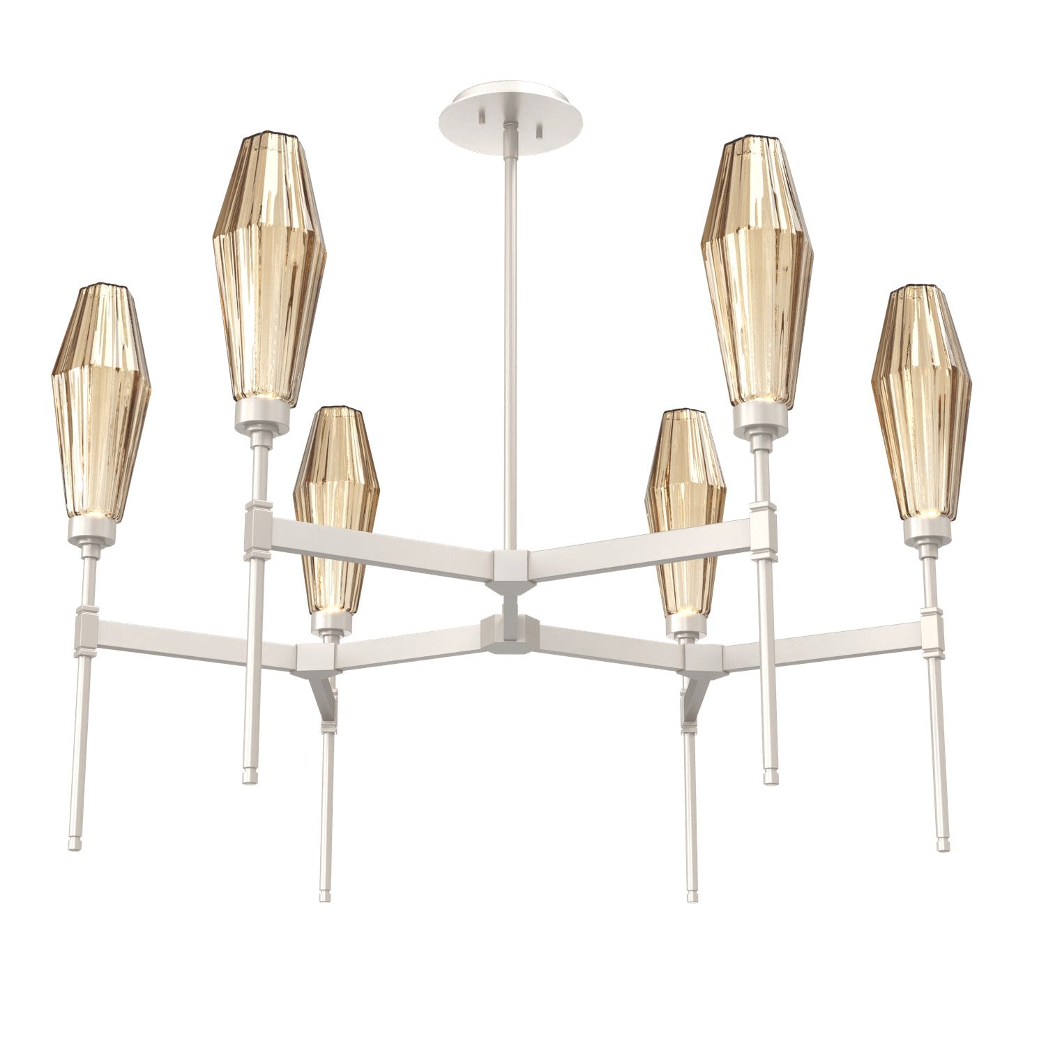 Hammerton Studio - CHB0049-37-BS-RB-001-L1 - LED Chandelier - Aalto - Beige Silver