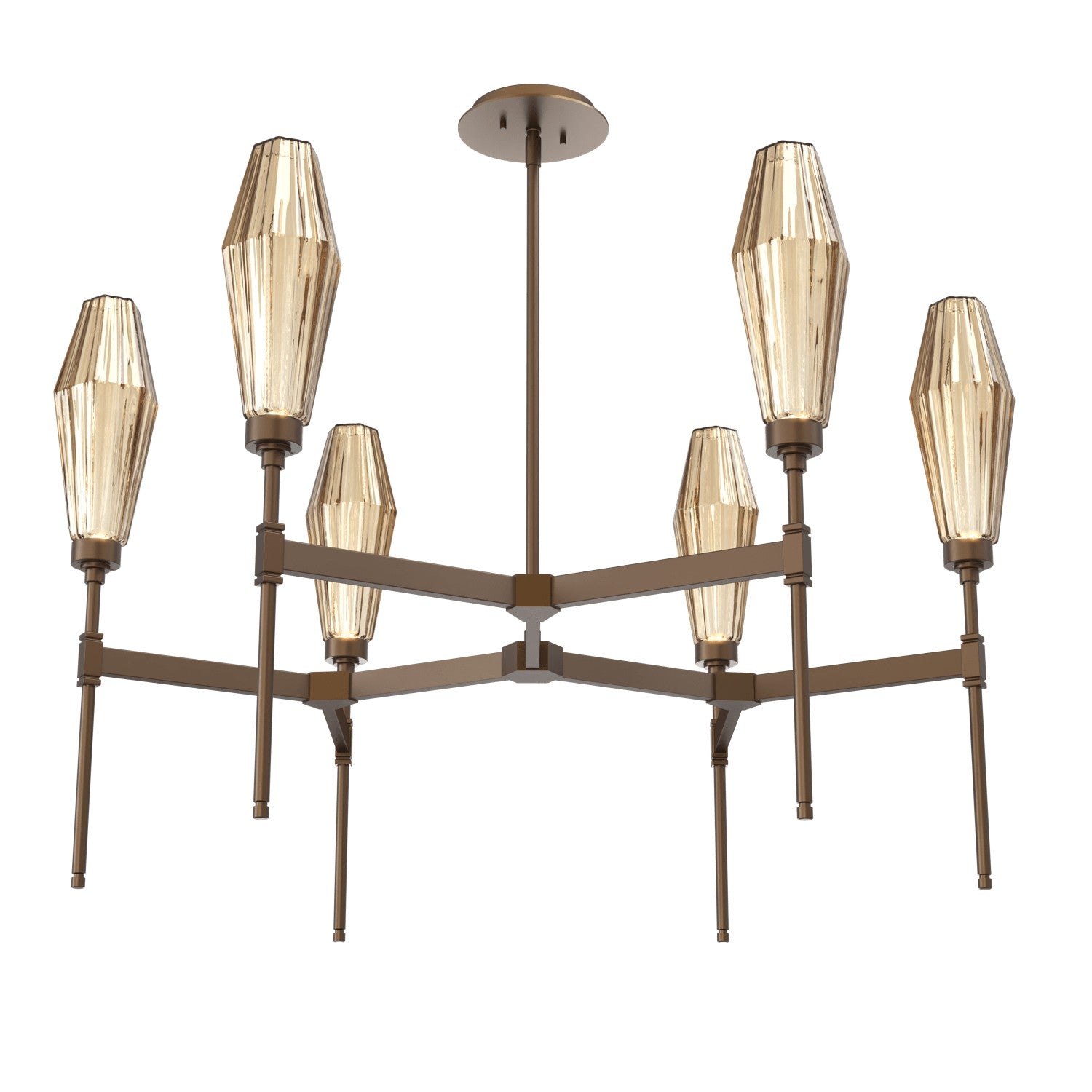 Hammerton Studio - CHB0049-37-FB-RB-001-L1 - LED Chandelier - Aalto - Flat Bronze