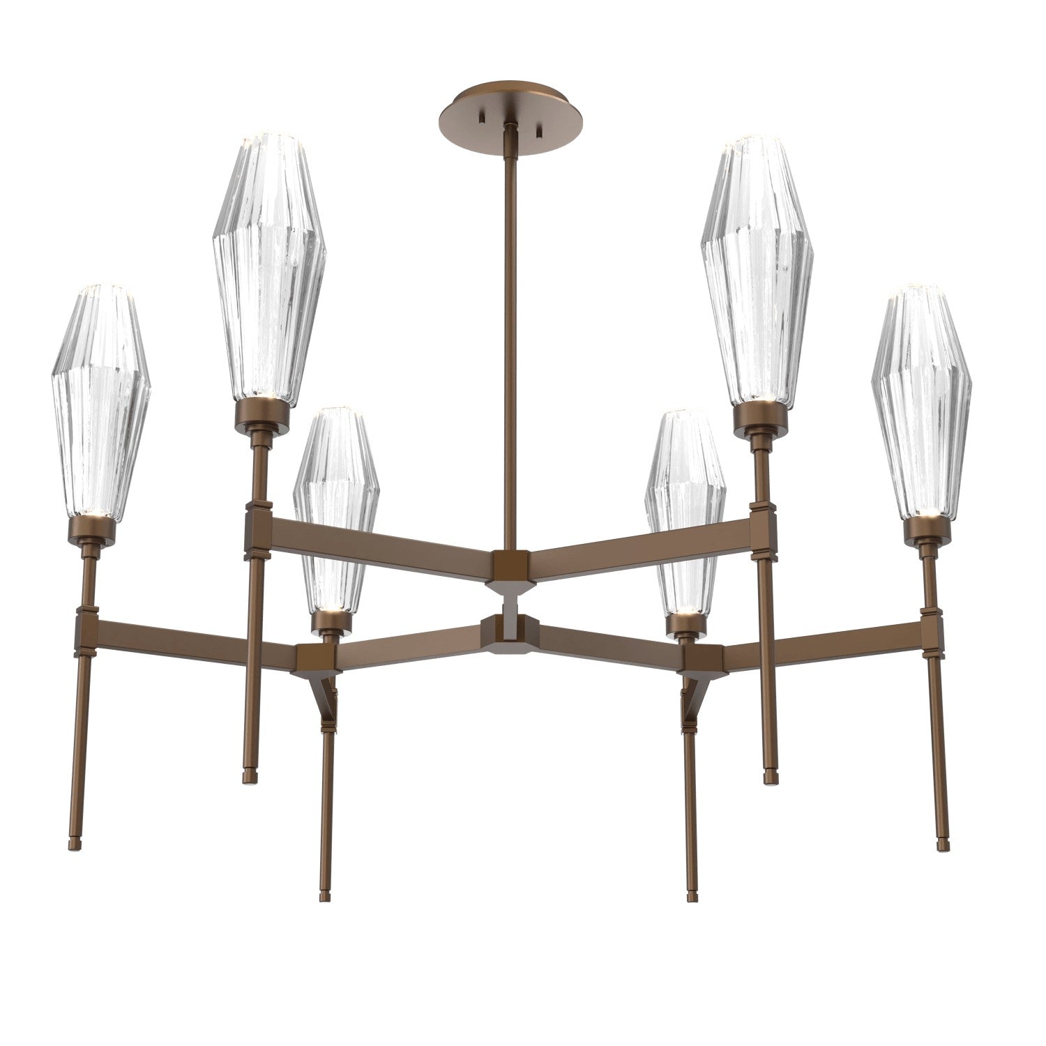 Hammerton Studio - CHB0049-37-FB-RC-001-L1 - LED Chandelier - Aalto - Flat Bronze