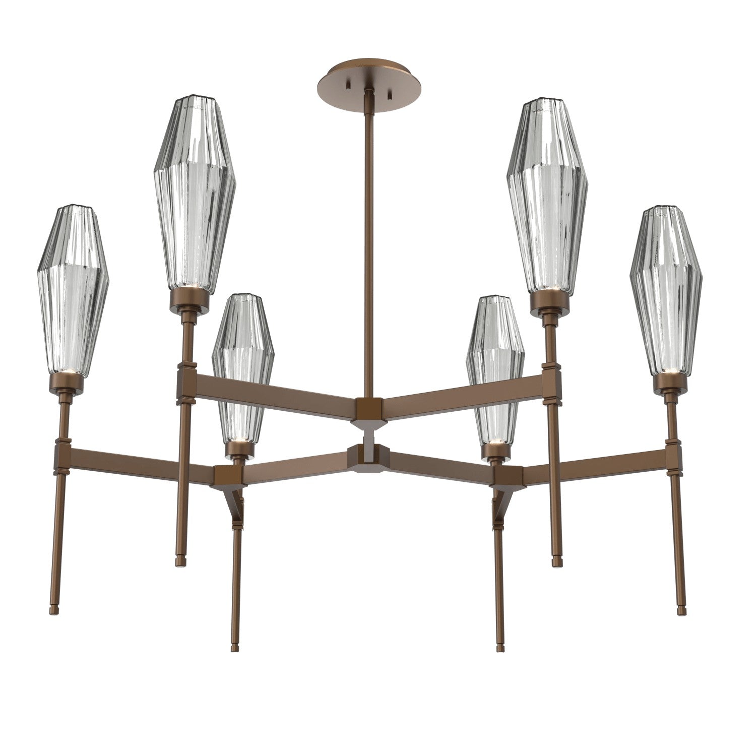 Hammerton Studio - CHB0049-37-FB-RS-001-L1 - LED Chandelier - Aalto - Flat Bronze