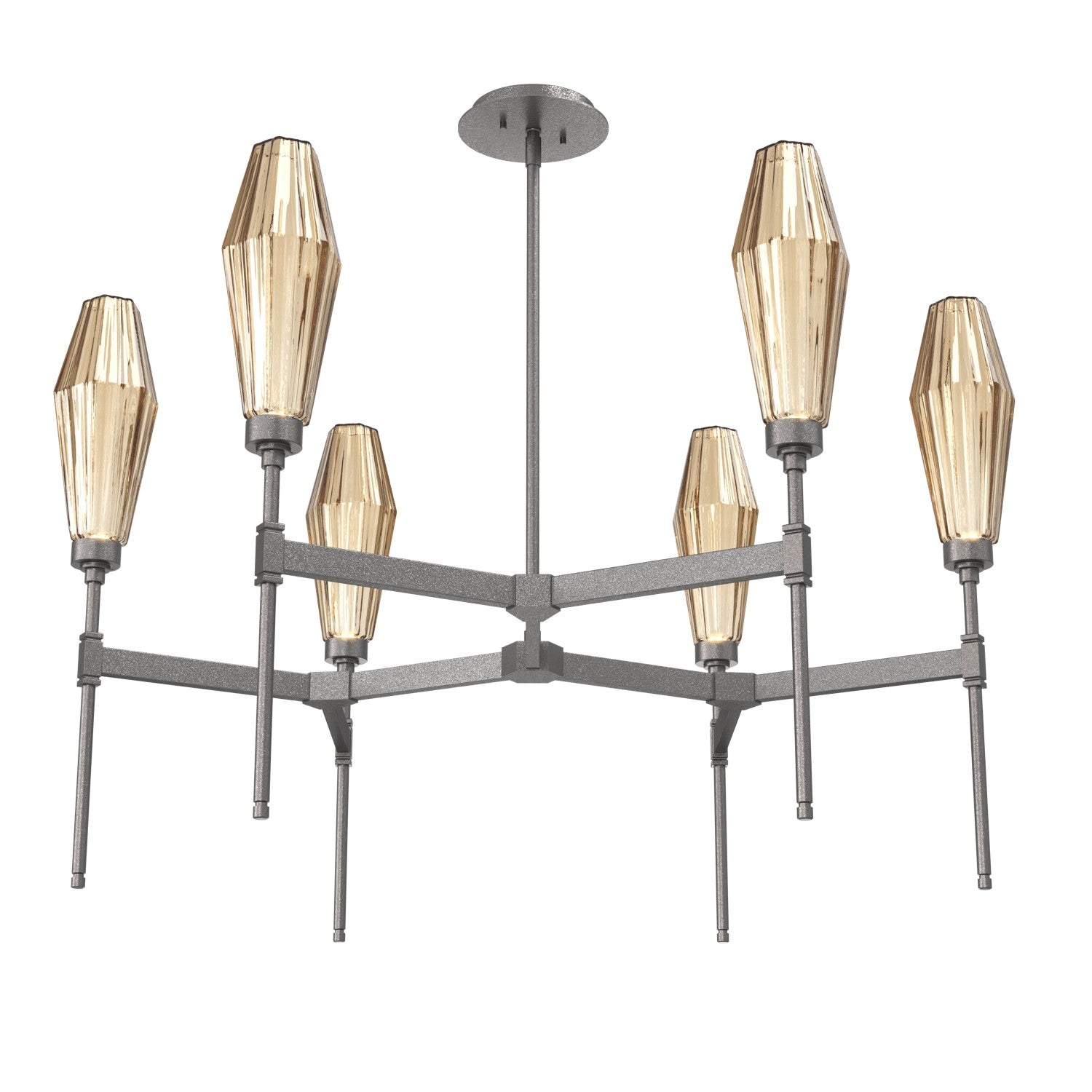 Hammerton Studio - CHB0049-37-GP-RB-001-L1 - LED Chandelier - Aalto - Graphite