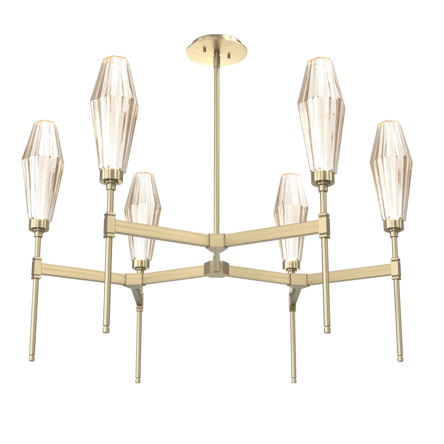 Hammerton Studio - CHB0049-37-HB-RA-001-L3 - LED Chandelier - Aalto - Heritage Brass