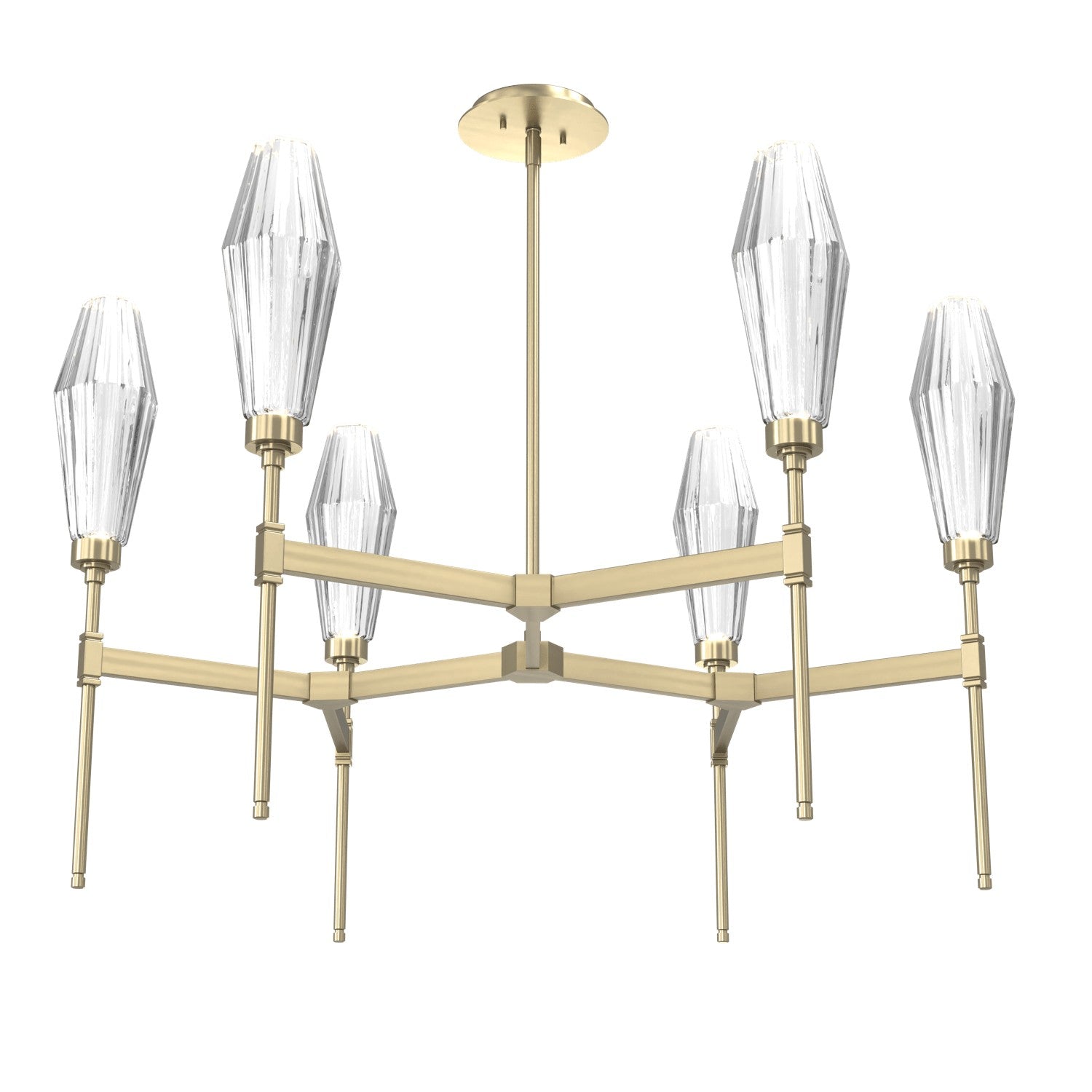 Hammerton Studio - CHB0049-37-HB-RC-001-L1 - LED Chandelier - Aalto - Heritage Brass