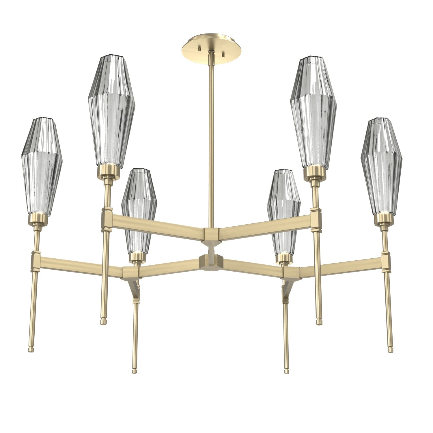 Hammerton Studio - CHB0049-37-HB-RS-001-L1 - LED Chandelier - Aalto - Heritage Brass