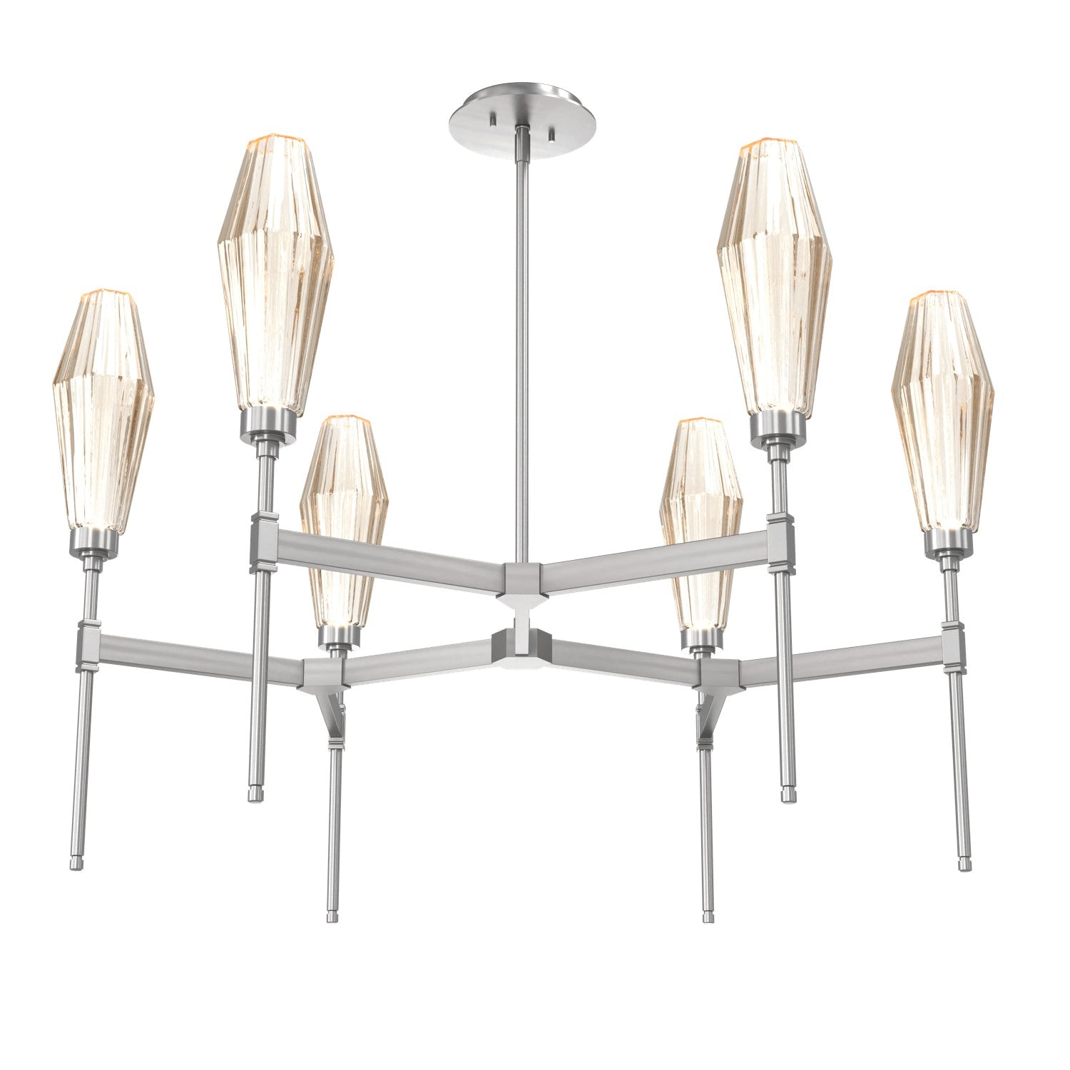 Hammerton Studio - CHB0049-37-SN-RA-001-L1 - LED Chandelier - Aalto - Satin Nickel