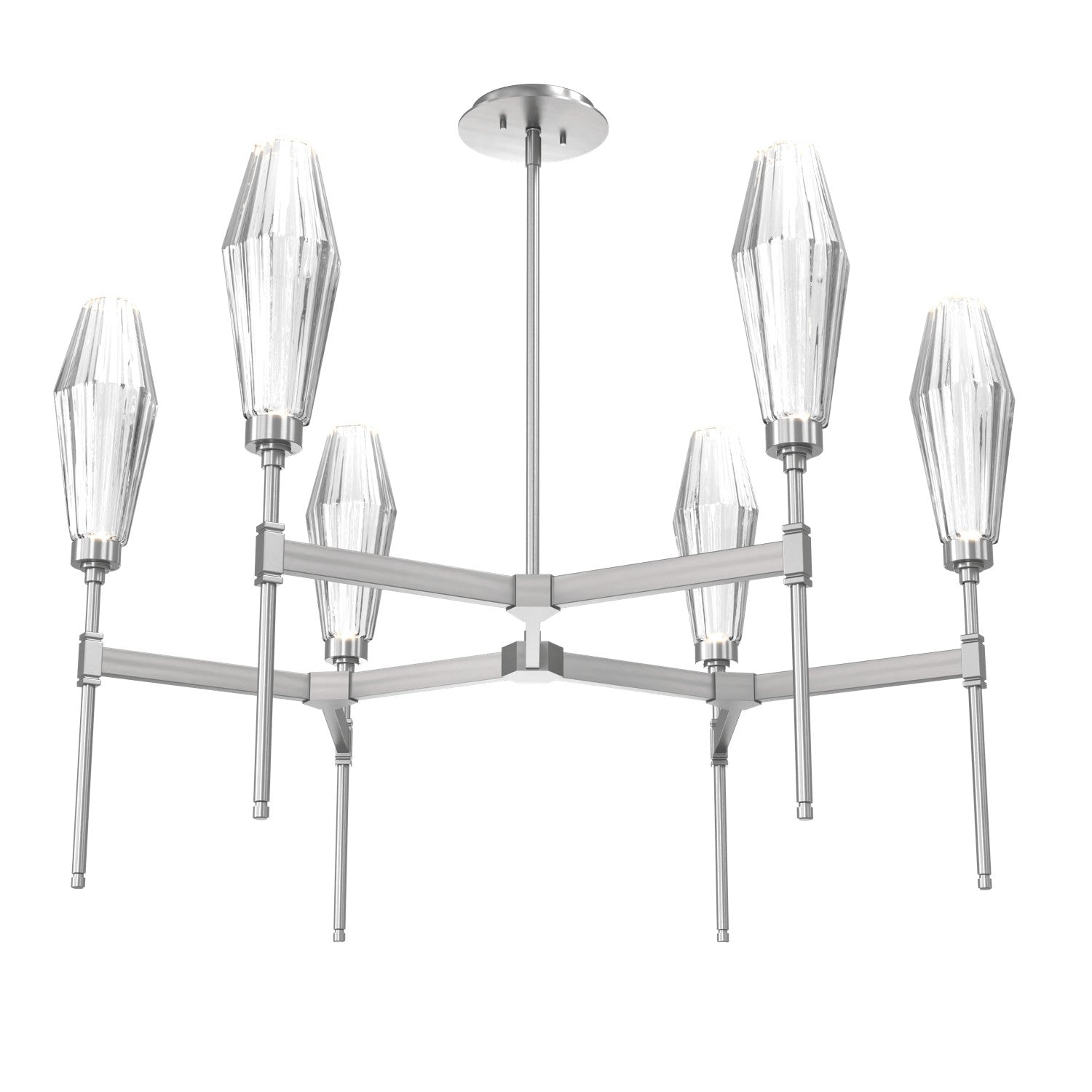 Hammerton Studio - CHB0049-37-SN-RC-001-L1 - LED Chandelier - Aalto - Satin Nickel