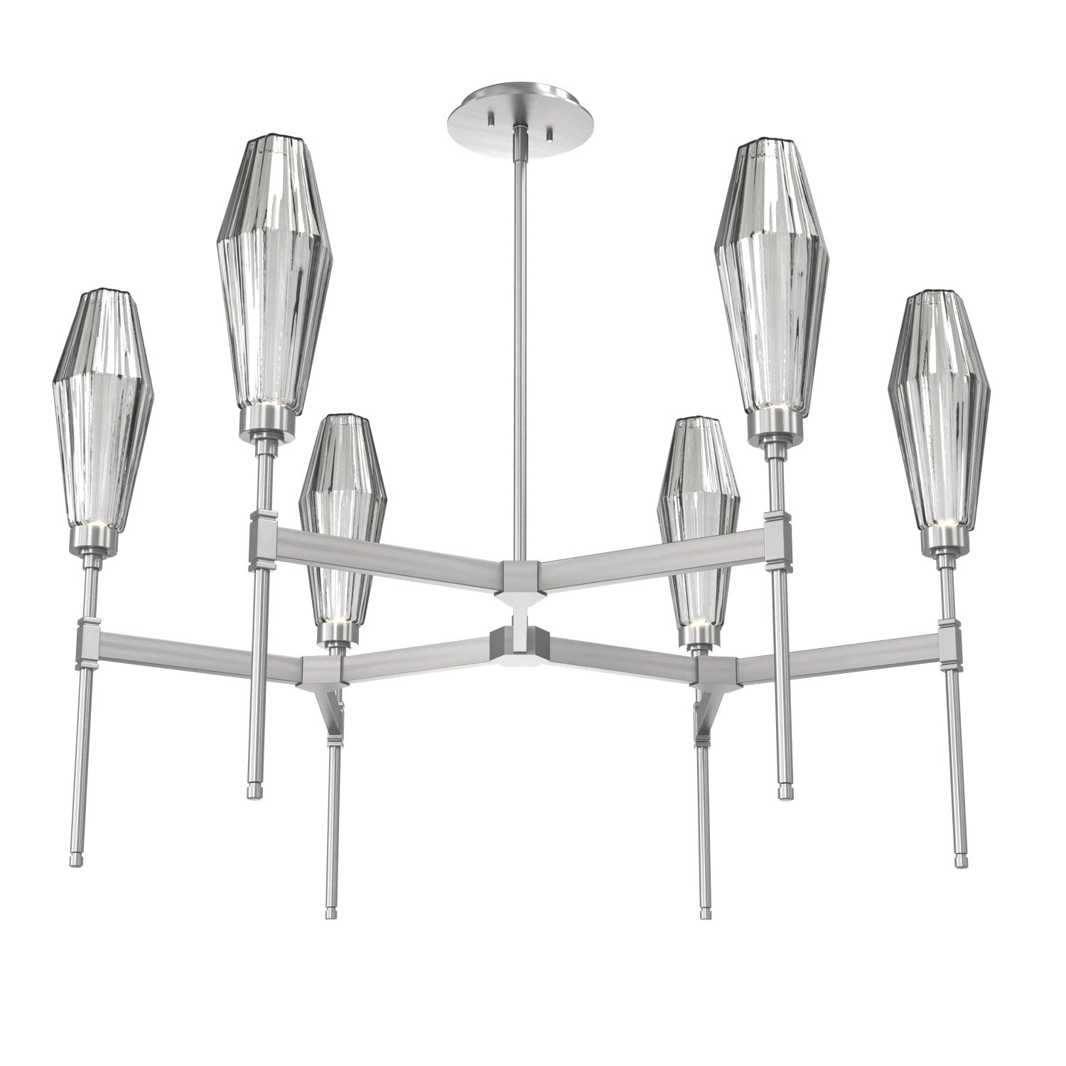 Hammerton Studio - CHB0049-37-SN-RS-001-L1 - LED Chandelier - Aalto - Satin Nickel