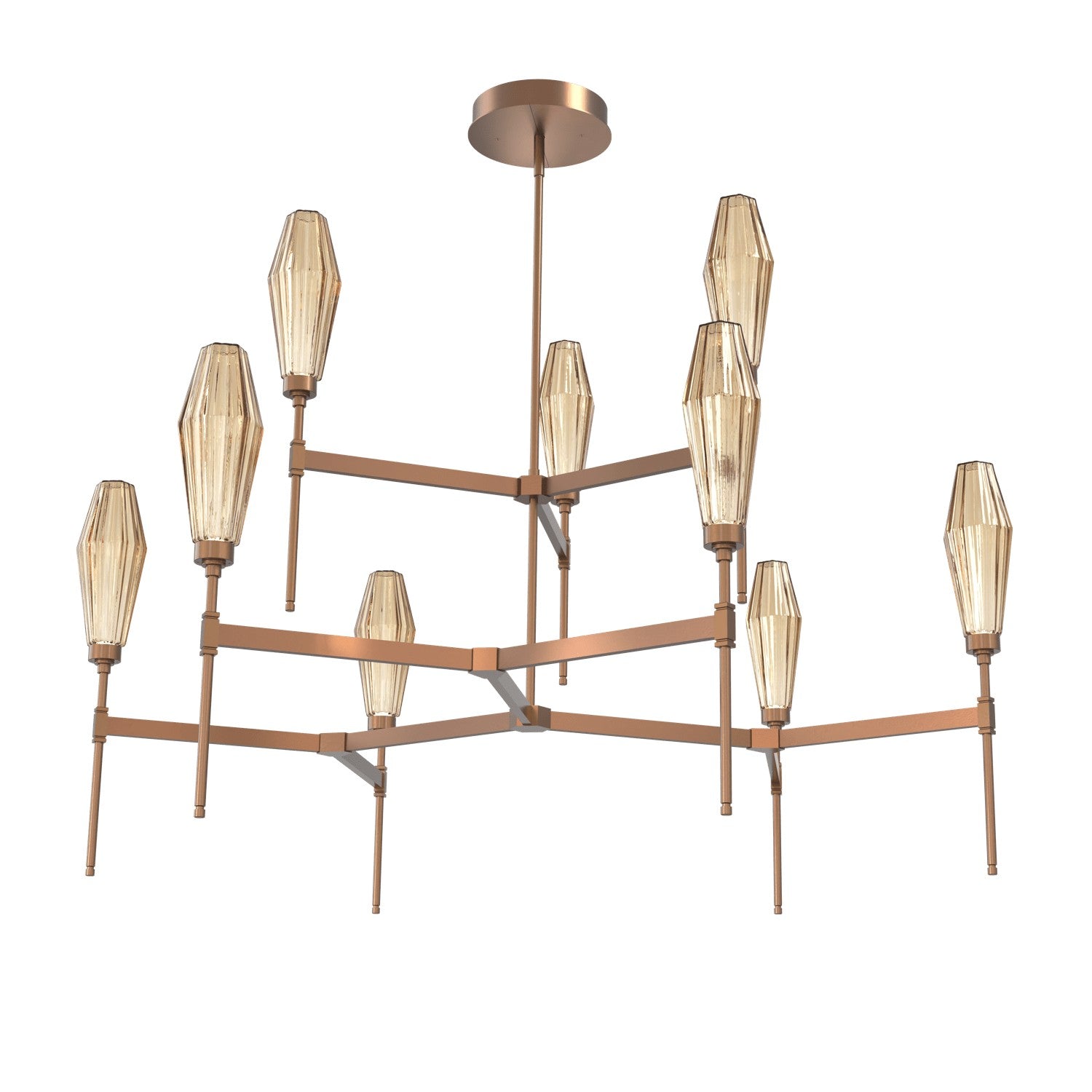 Hammerton Studio - CHB0049-54-BB-RB-001-L1 - LED Chandelier - Aalto - Burnished Bronze