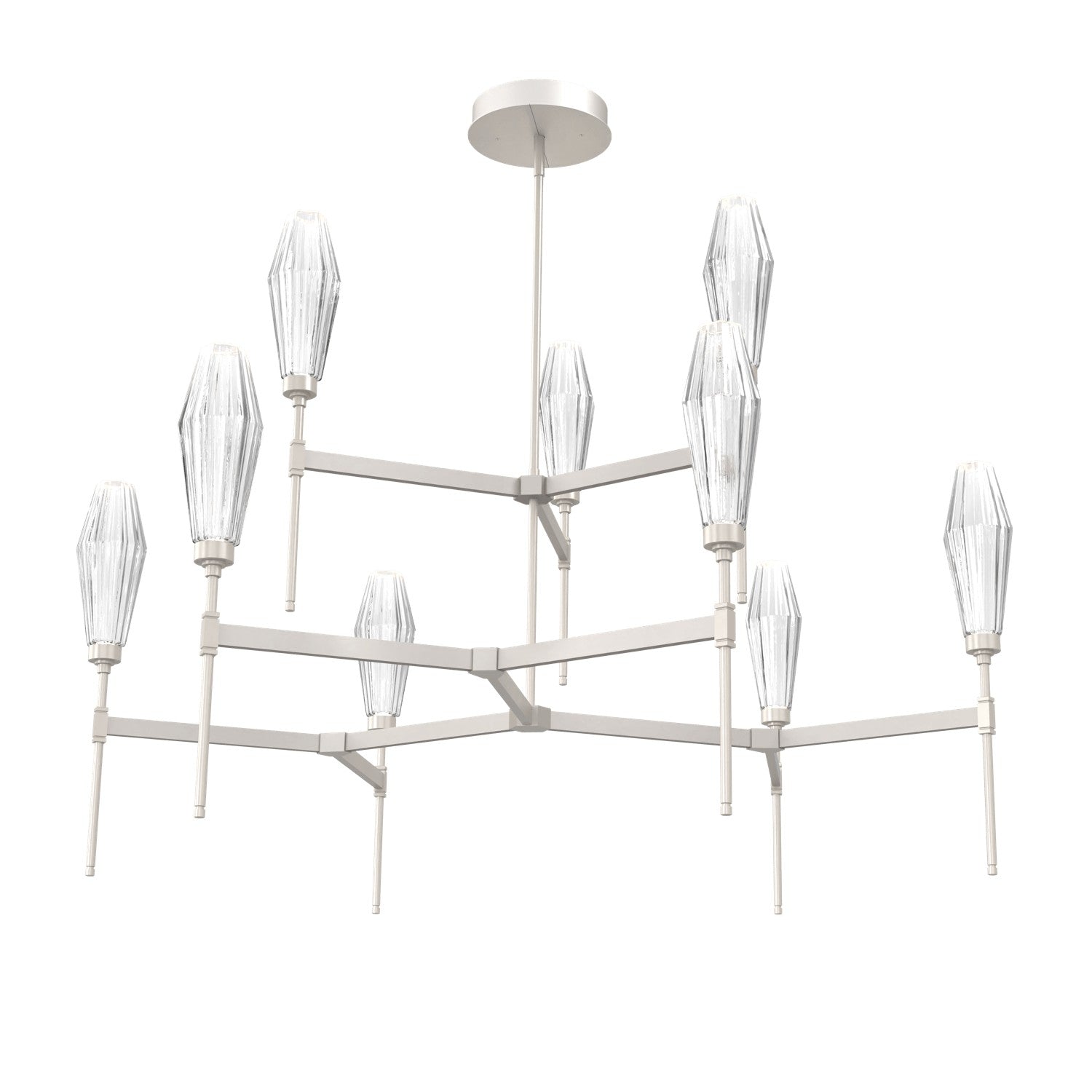 Hammerton Studio - CHB0049-54-BS-RC-001-L1 - LED Chandelier - Aalto - Beige Silver