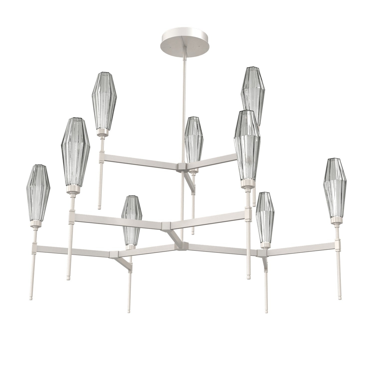 Hammerton Studio - CHB0049-54-BS-RS-001-L1 - LED Chandelier - Aalto - Beige Silver