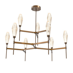 Hammerton Studio - CHB0049-54-FB-RA-001-L3 - LED Chandelier - Aalto - Flat Bronze