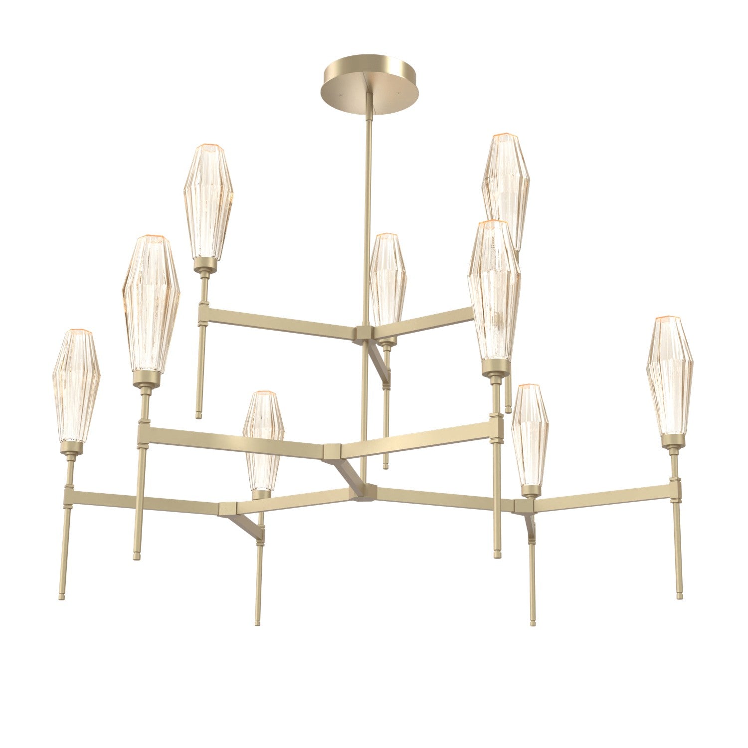 Hammerton Studio - CHB0049-54-GB-RA-001-L1 - LED Chandelier - Aalto - Gilded Brass