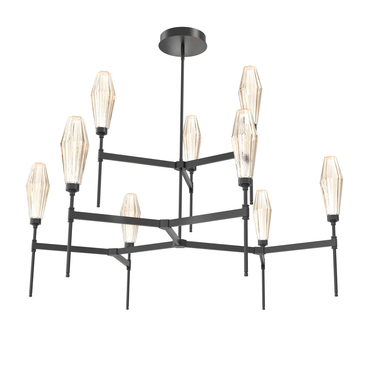 Hammerton Studio - CHB0049-54-MB-RA-001-L1 - LED Chandelier - Aalto - Matte Black