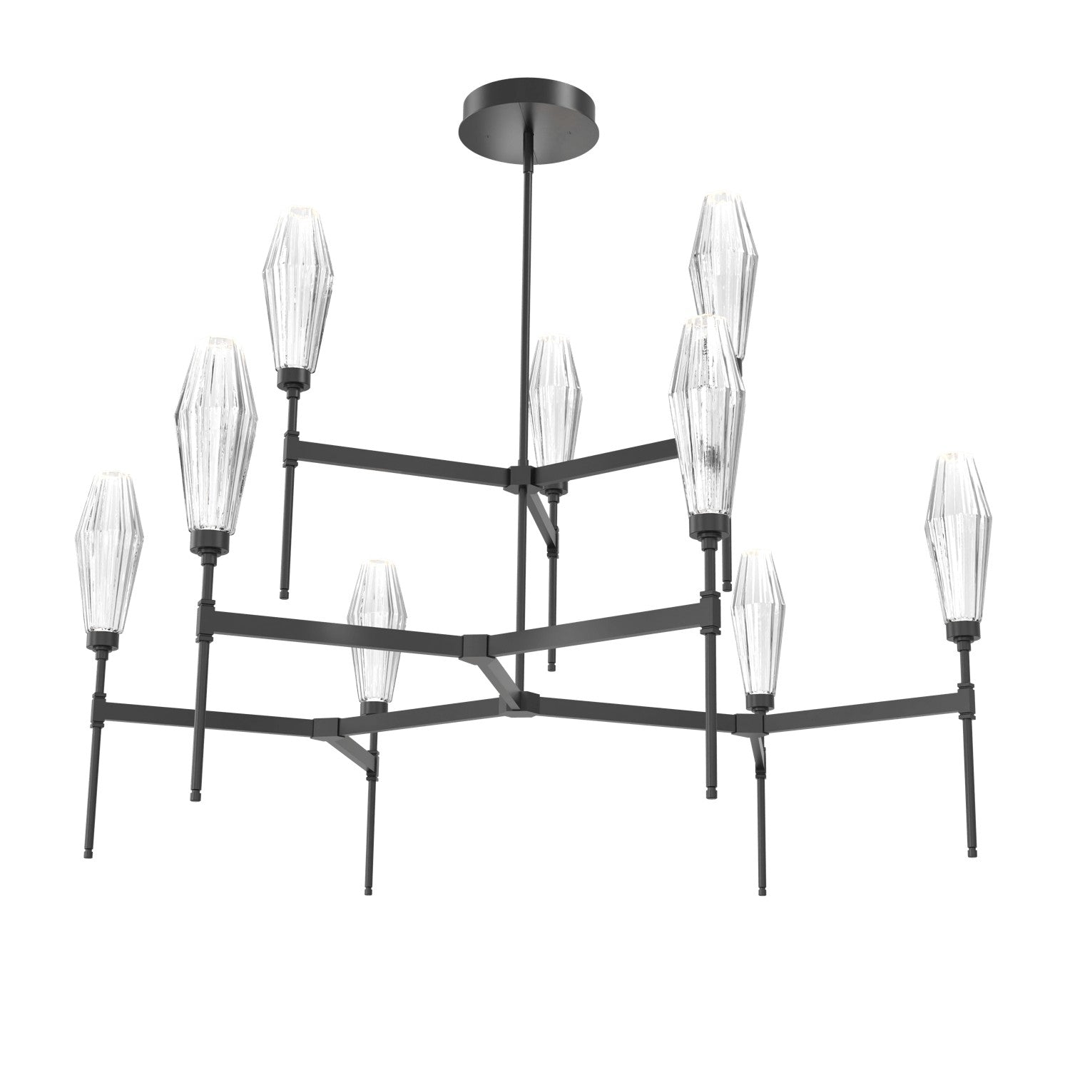 Hammerton Studio - CHB0049-54-MB-RC-001-L1 - LED Chandelier - Aalto - Matte Black