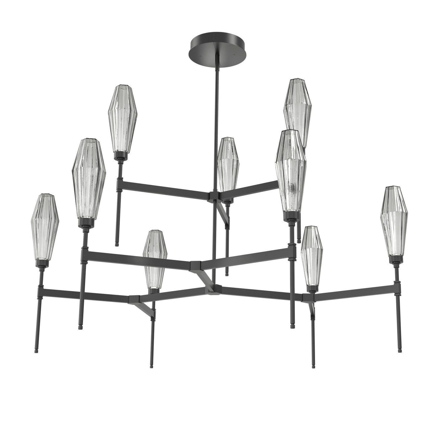 Hammerton Studio - CHB0049-54-MB-RS-001-L1 - LED Chandelier - Aalto - Matte Black