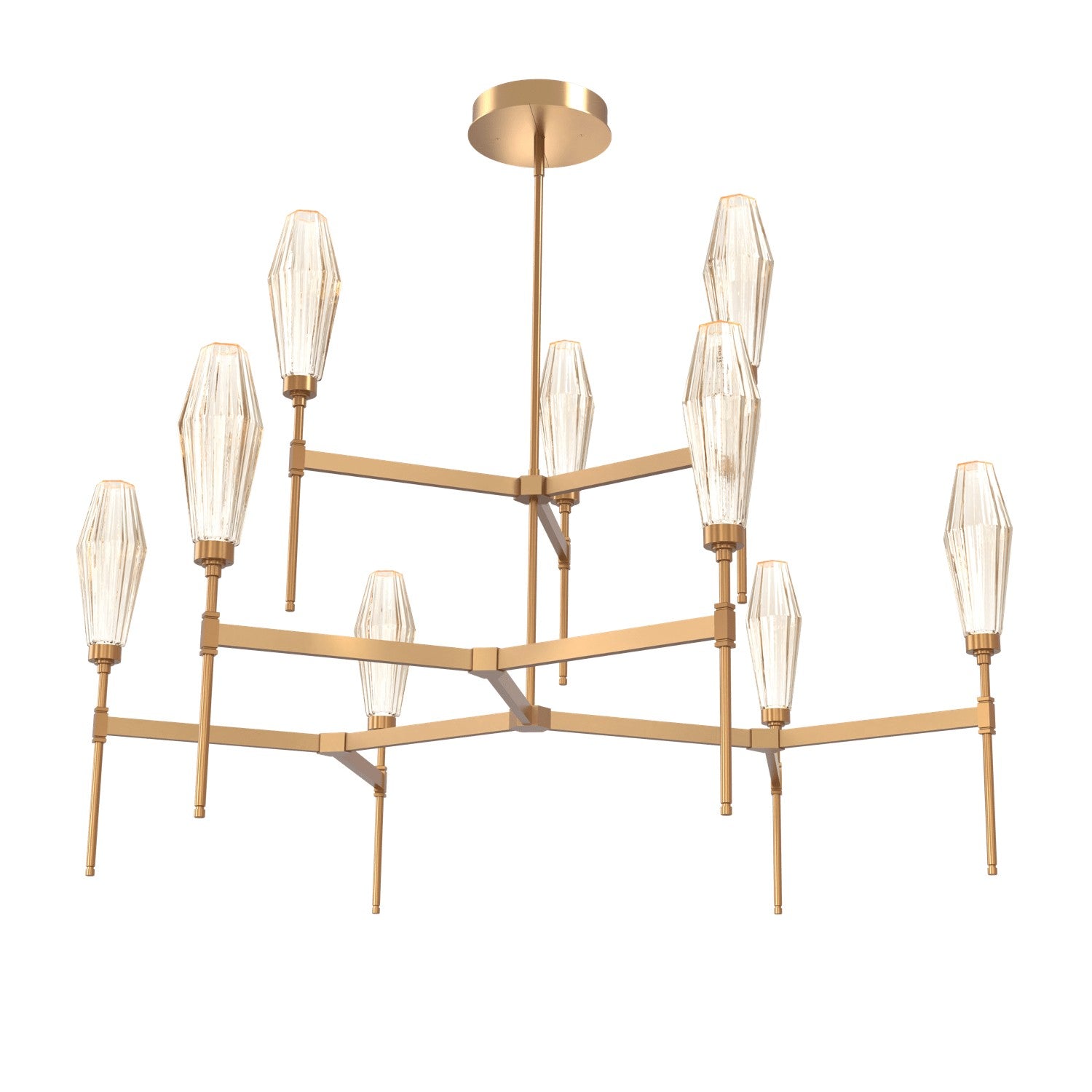 Hammerton Studio - CHB0049-54-NB-RA-001-L1 - LED Chandelier - Aalto - Novel Brass