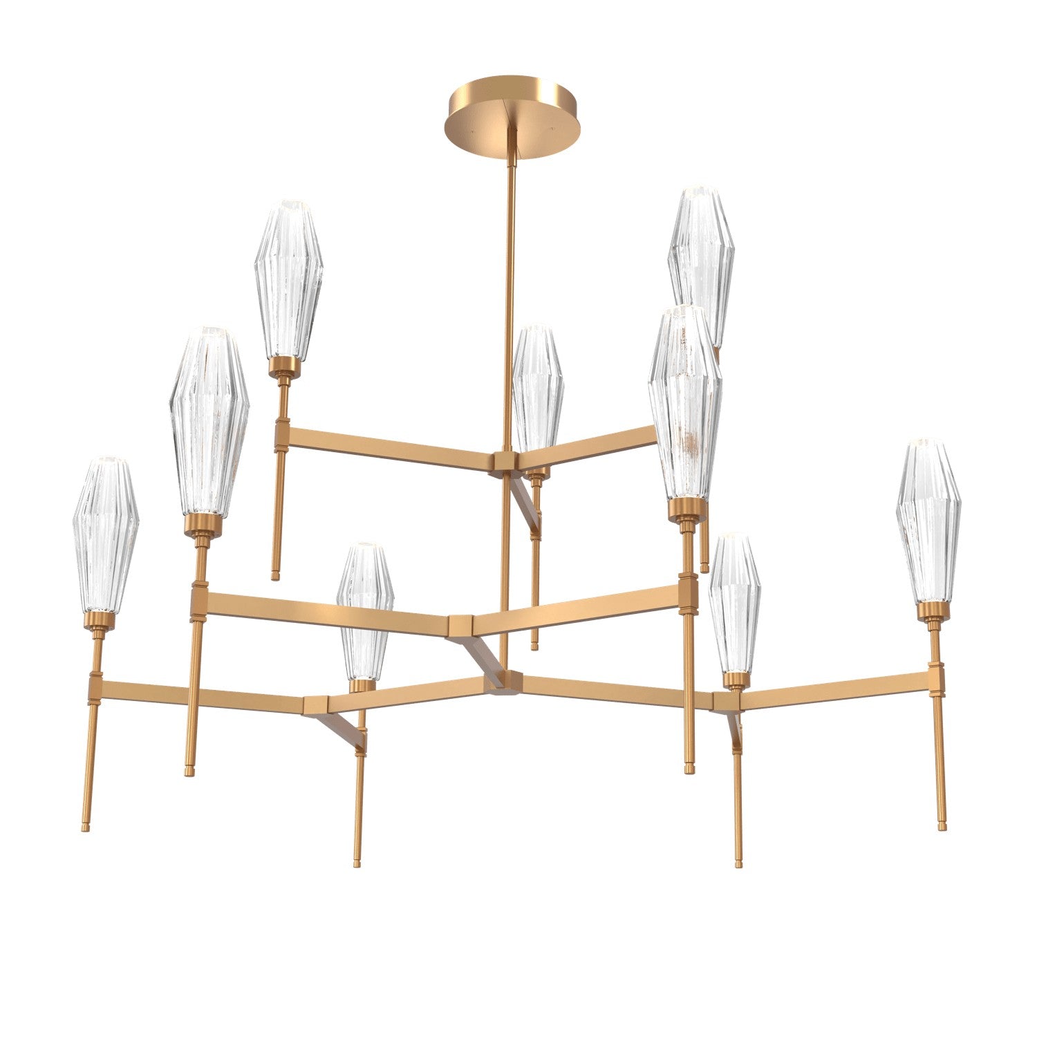 Hammerton Studio - CHB0049-54-NB-RC-001-L1 - LED Chandelier - Aalto - Novel Brass