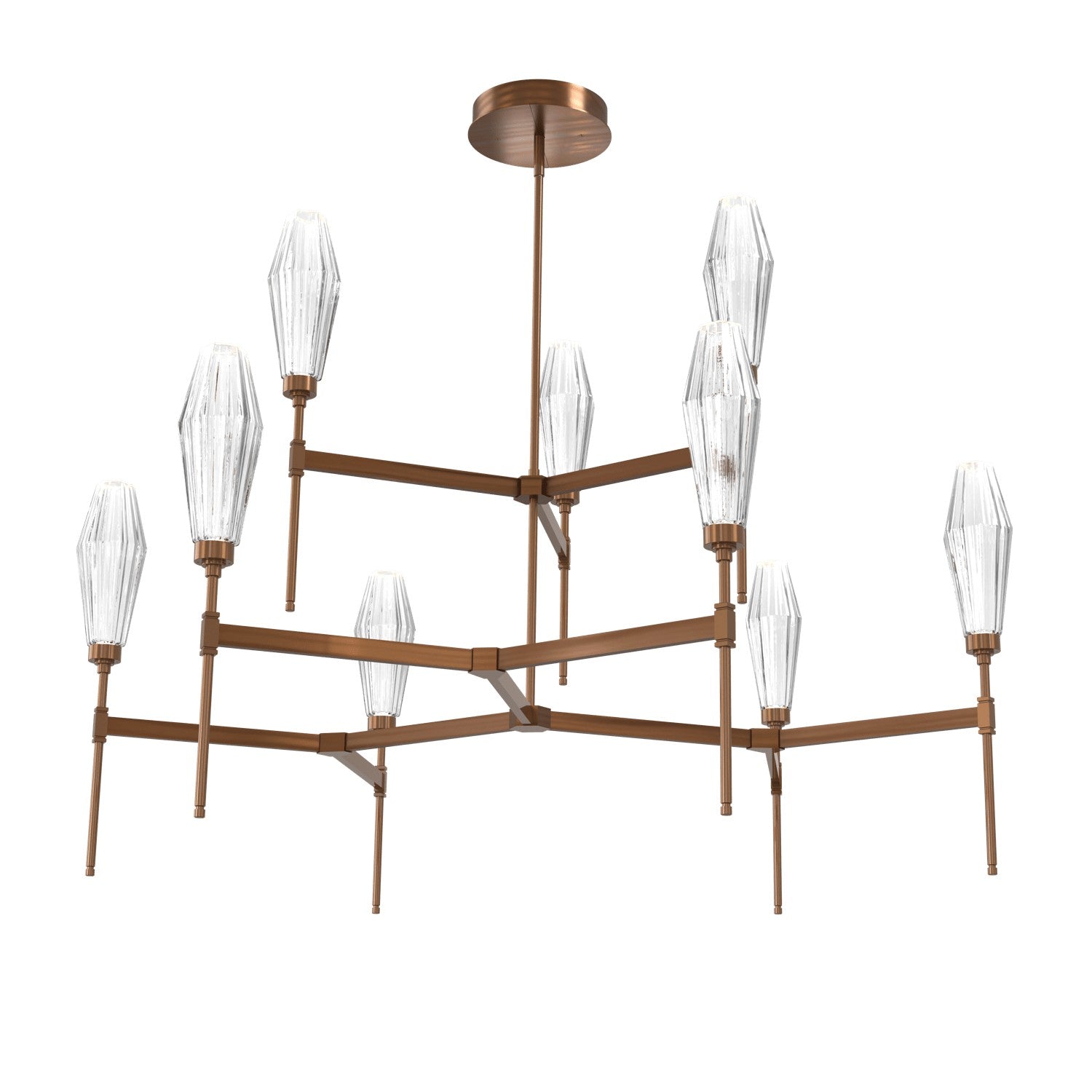 Hammerton Studio - CHB0049-54-RB-RC-001-L1 - LED Chandelier - Aalto - Oil Rubbed Bronze