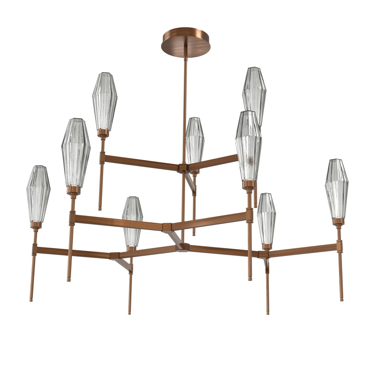 Hammerton Studio - CHB0049-54-RB-RS-001-L1 - LED Chandelier - Aalto - Oil Rubbed Bronze