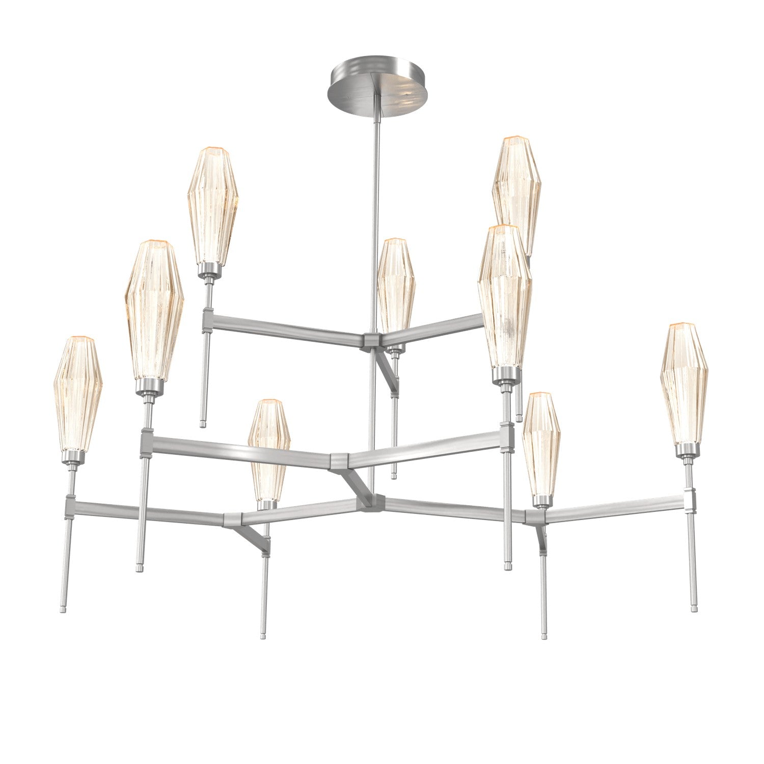 Hammerton Studio - CHB0049-54-SN-RA-001-L1 - LED Chandelier - Aalto - Satin Nickel