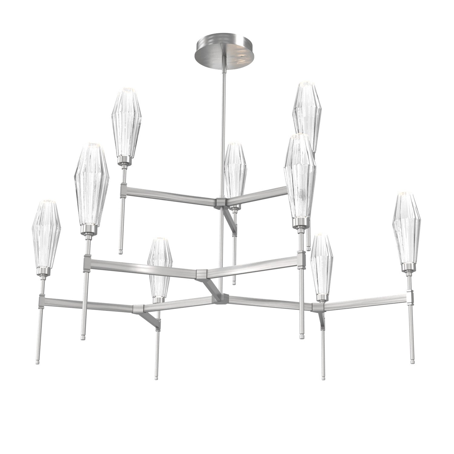 Hammerton Studio - CHB0049-54-SN-RC-001-L1 - LED Chandelier - Aalto - Satin Nickel