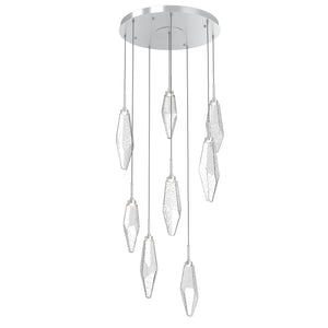 Hammerton Studio - CHB0050-08-CS-CC-C01-L3 - LED Pendant - Rock Crystal - Classic Silver