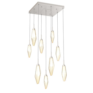 Hammerton Studio - CHB0050-09-BS-CA-C01-L1 - LED Pendant - Rock Crystal - Beige Silver