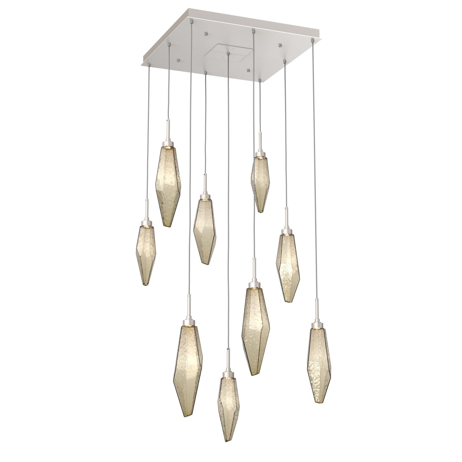 Hammerton Studio - CHB0050-09-BS-CB-C01-L1 - LED Pendant - Rock Crystal - Beige Silver