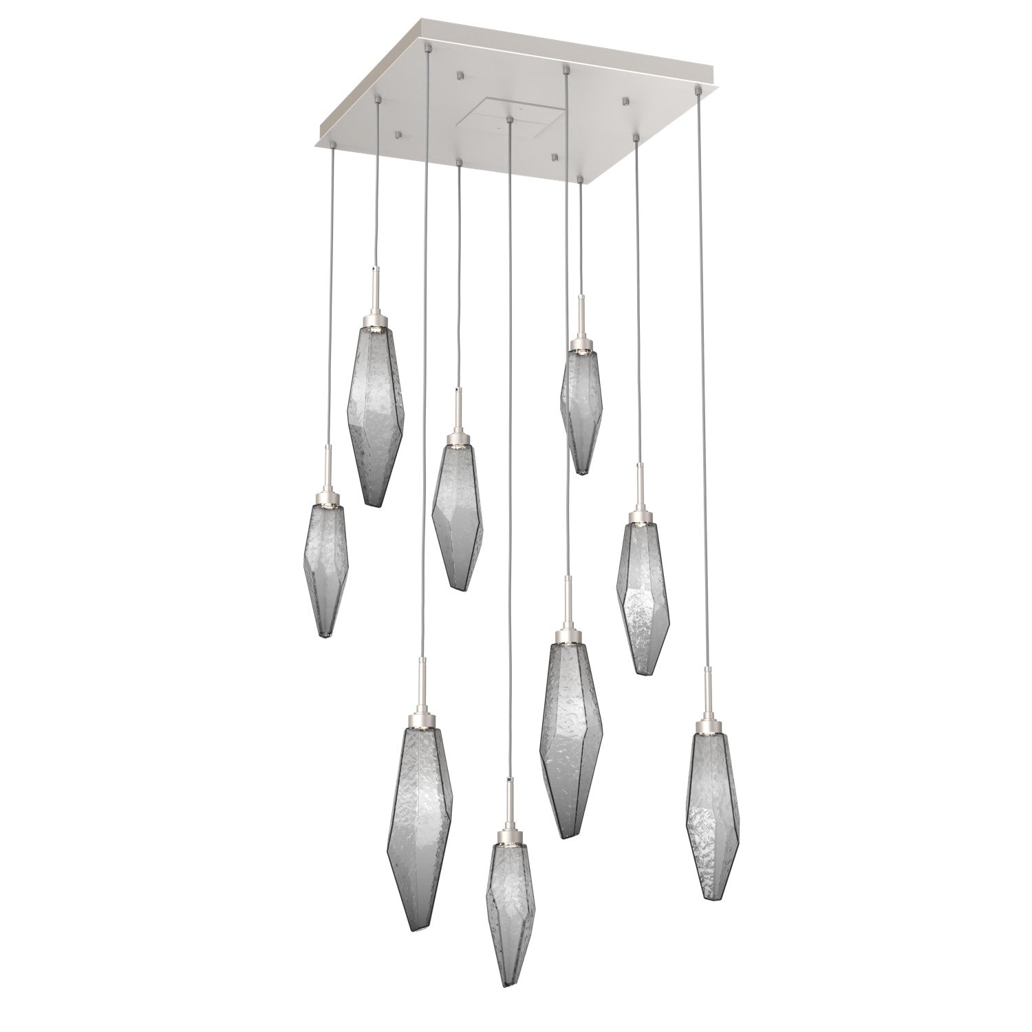 Hammerton Studio - CHB0050-09-BS-CS-C01-L1 - LED Pendant - Rock Crystal - Beige Silver