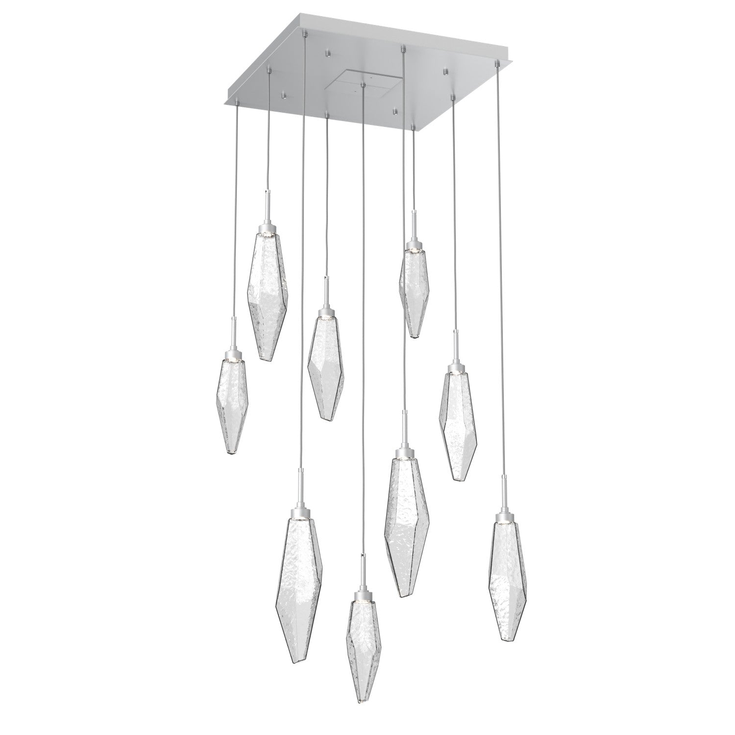 Hammerton Studio - CHB0050-09-CS-CC-C01-L1 - LED Pendant - Rock Crystal - Classic Silver