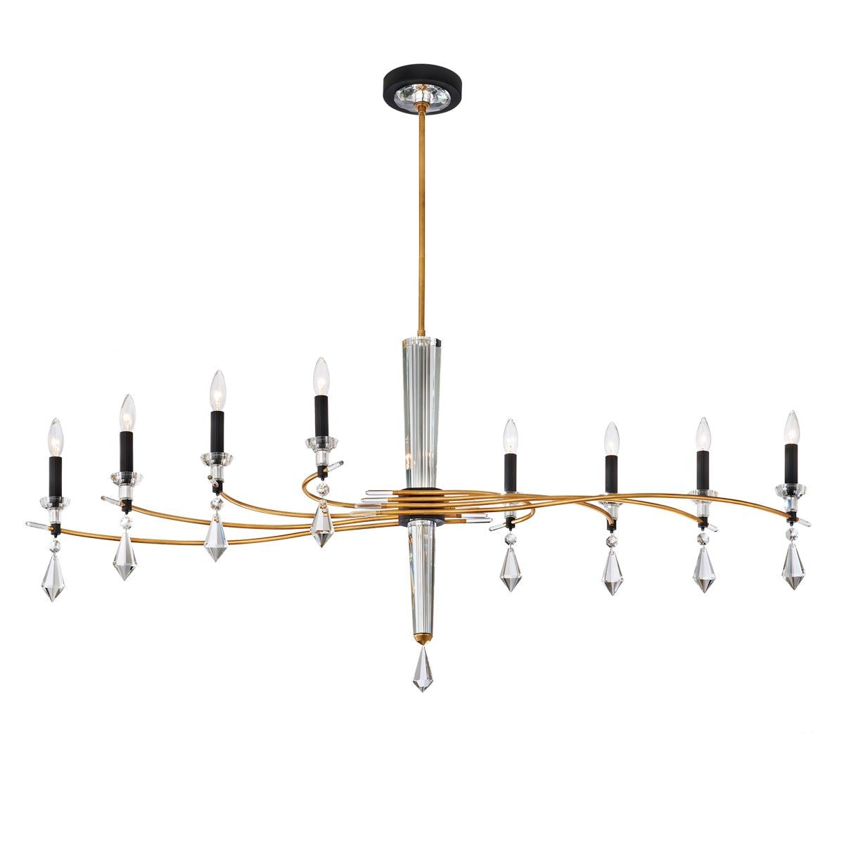 Schonbek - S5608-709/18R - Eight Light Chandelier - Tempest - Soft Gold