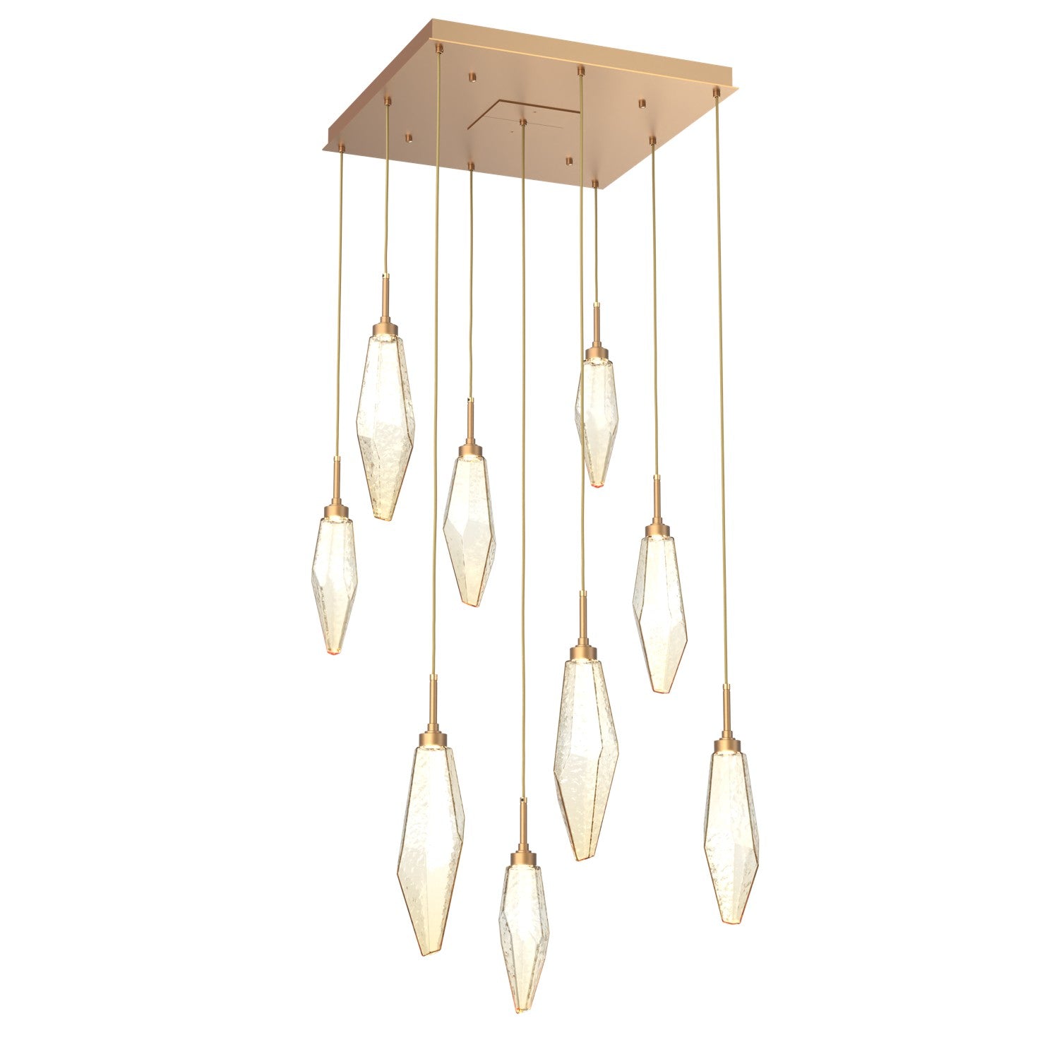 Hammerton Studio - CHB0050-09-NB-CA-C01-L1 - LED Pendant - Rock Crystal - Novel Brass