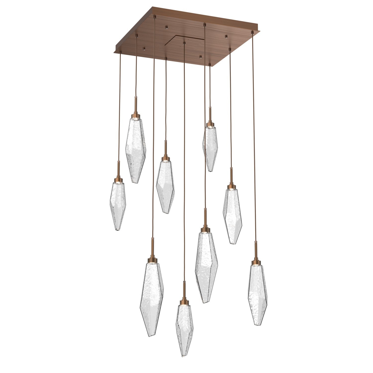 Hammerton Studio - CHB0050-09-RB-CC-C01-L1 - LED Pendant - Rock Crystal - Oil Rubbed Bronze