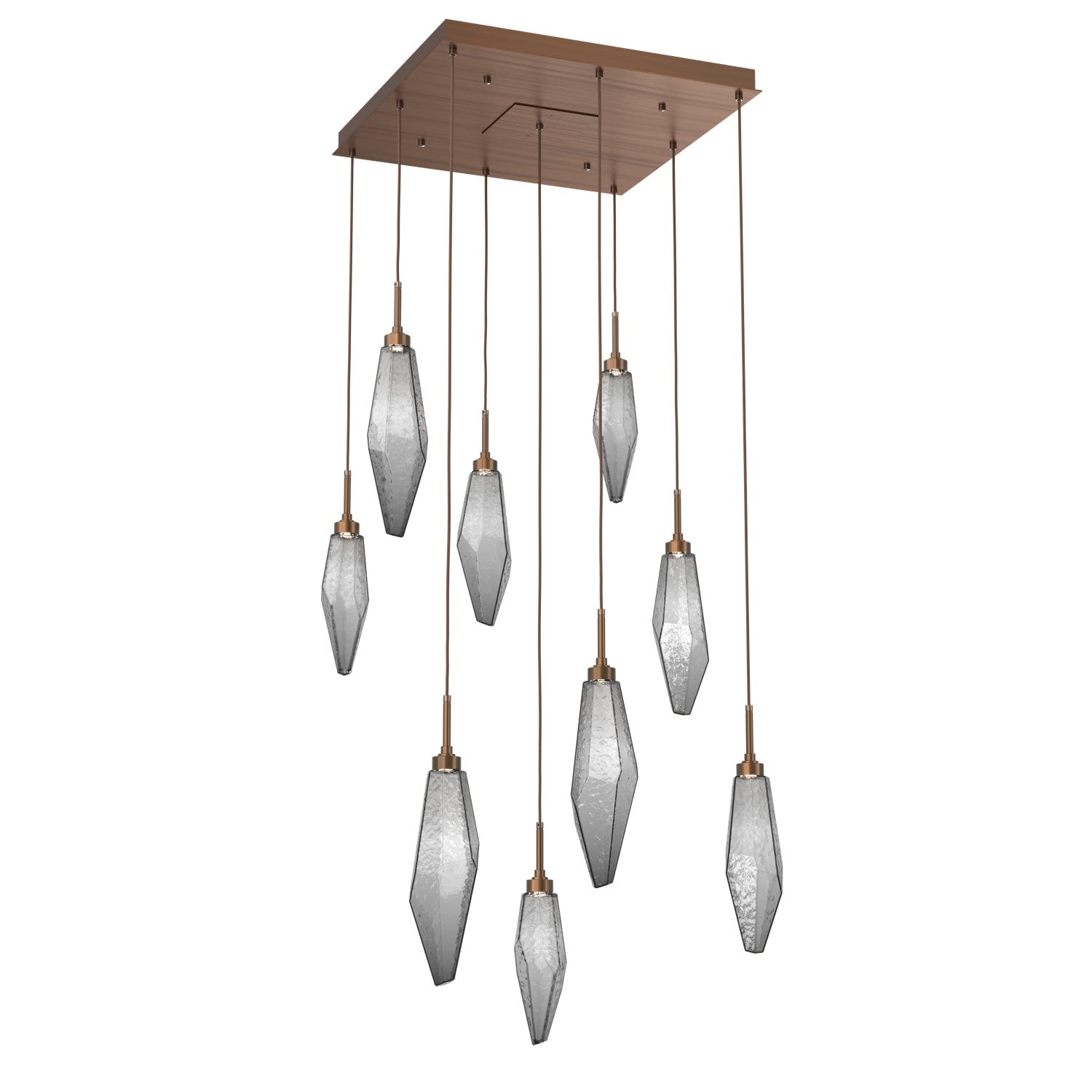 Hammerton Studio - CHB0050-09-RB-CS-C01-L1 - LED Pendant - Rock Crystal - Oil Rubbed Bronze