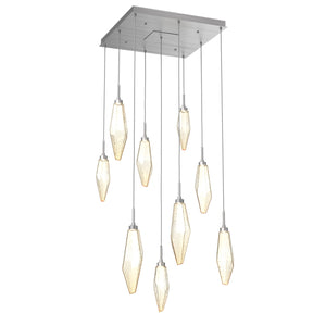 Hammerton Studio - CHB0050-09-SN-CA-C01-L1 - LED Pendant - Rock Crystal - Satin Nickel