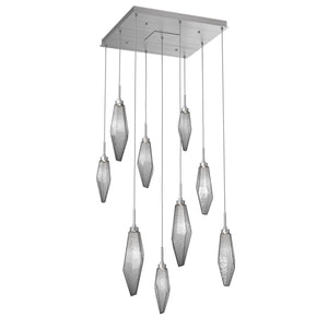 Hammerton Studio - CHB0050-09-SN-CS-C01-L1 - LED Pendant - Rock Crystal - Satin Nickel