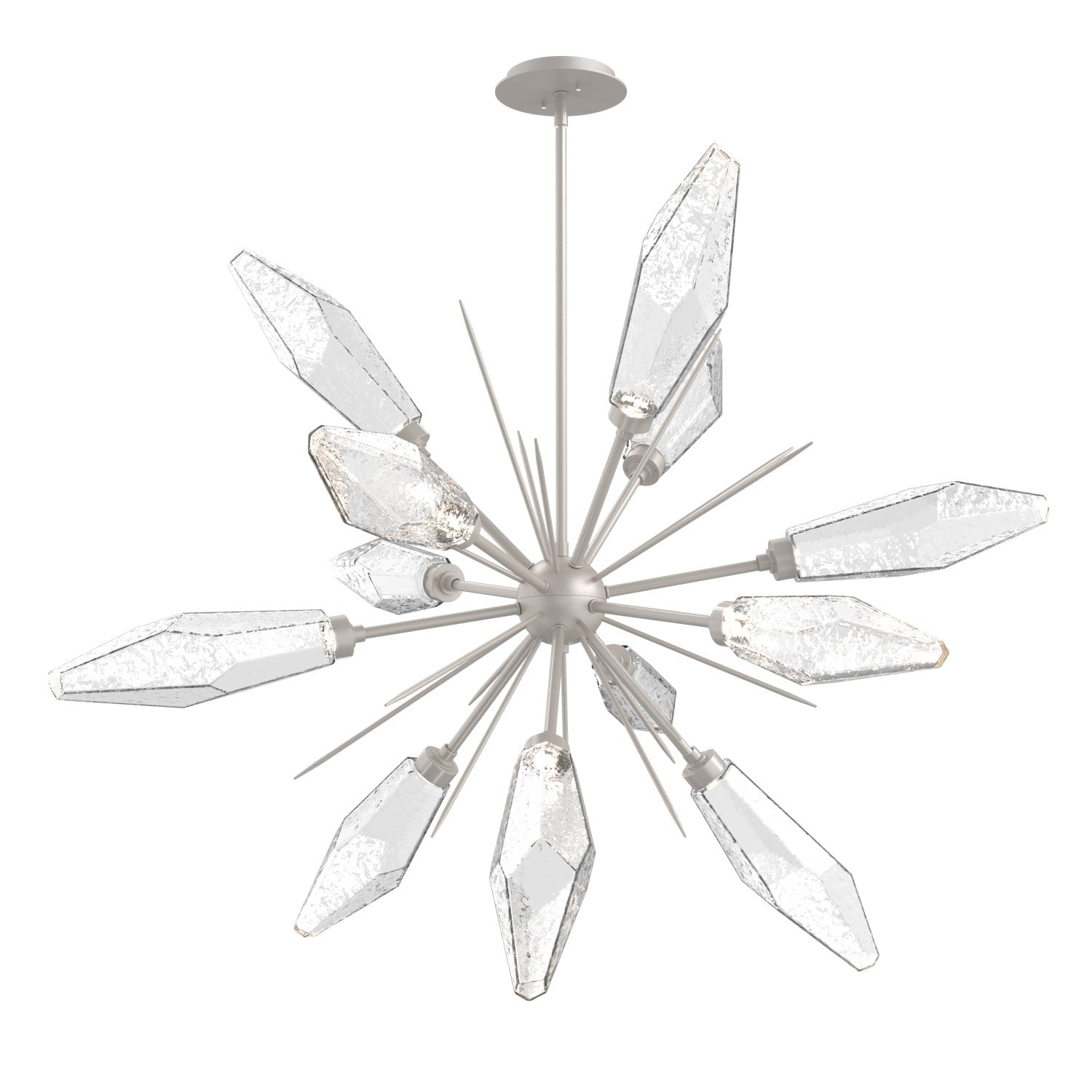 Hammerton Studio - CHB0050-0A-BS-CC-001-L1 - LED Starburst - Rock Crystal - Beige Silver