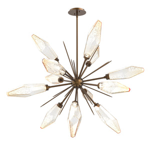 Hammerton Studio - CHB0050-0A-FB-CA-001-L1 - LED Starburst - Rock Crystal - Flat Bronze