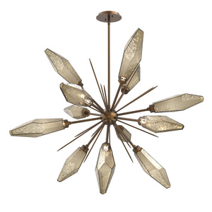 Hammerton Studio - CHB0050-0A-FB-CB-001-L1 - LED Starburst - Rock Crystal - Flat Bronze