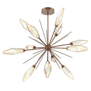 Hammerton Studio - CHB0050-0B-BB-CA-001-L3 - LED Lantern - Rock Crystal - Burnished Bronze