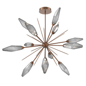 Hammerton Studio - CHB0050-0B-BB-CS-001-L1 - LED Lantern - Rock Crystal - Burnished Bronze
