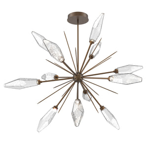 Hammerton Studio - CHB0050-0B-FB-CC-001-L3 - LED Lantern - Rock Crystal - Flat Bronze