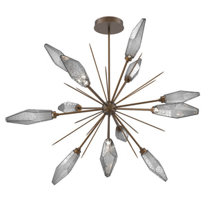 Hammerton Studio - CHB0050-0B-FB-CS-001-L3 - LED Lantern - Rock Crystal - Flat Bronze