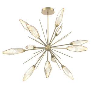 Hammerton Studio - CHB0050-0B-GB-CA-001-L3 - LED Lantern - Rock Crystal - Gilded Brass