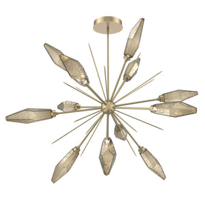 Hammerton Studio - CHB0050-0B-GB-CB-001-L3 - LED Lantern - Rock Crystal - Gilded Brass