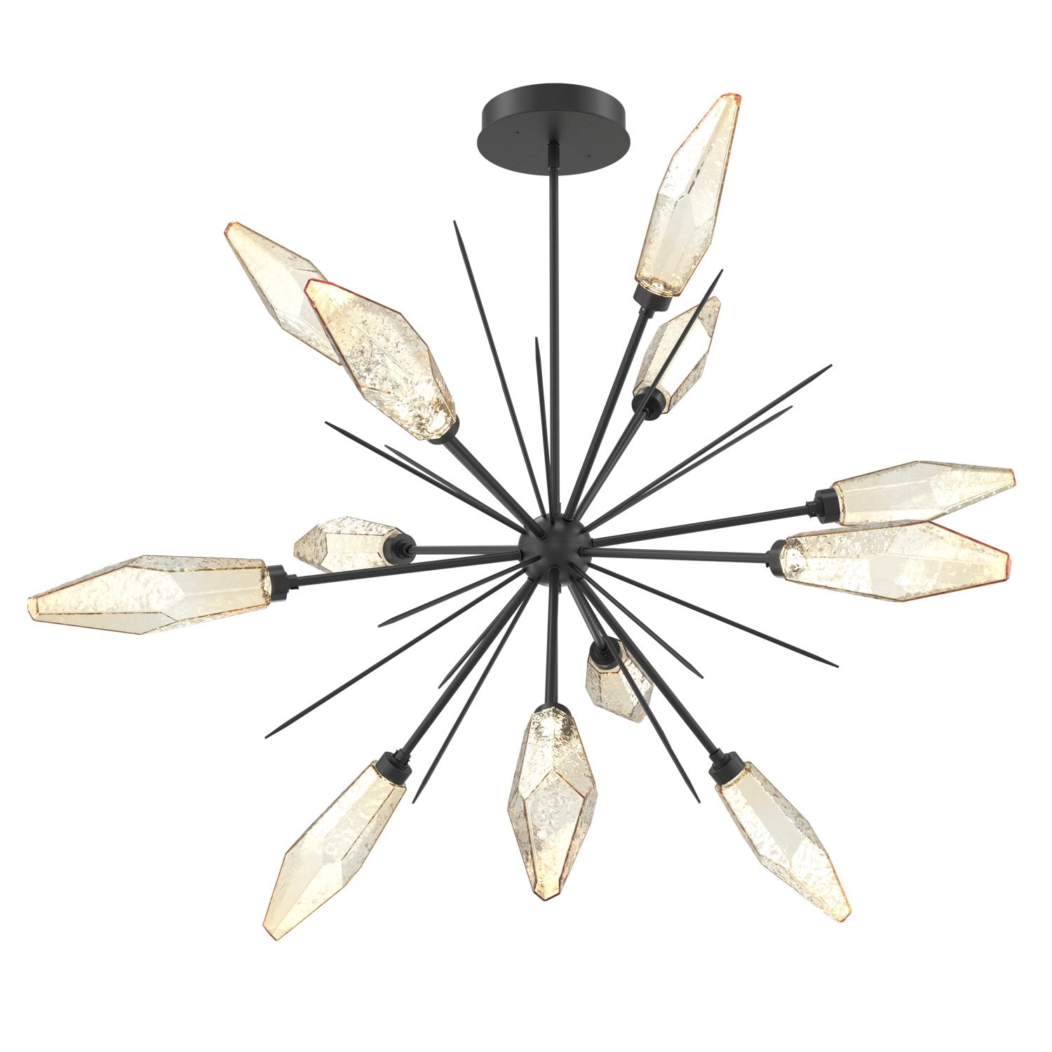 Hammerton Studio - CHB0050-0B-MB-CA-001-L3 - LED Lantern - Rock Crystal - Matte Black